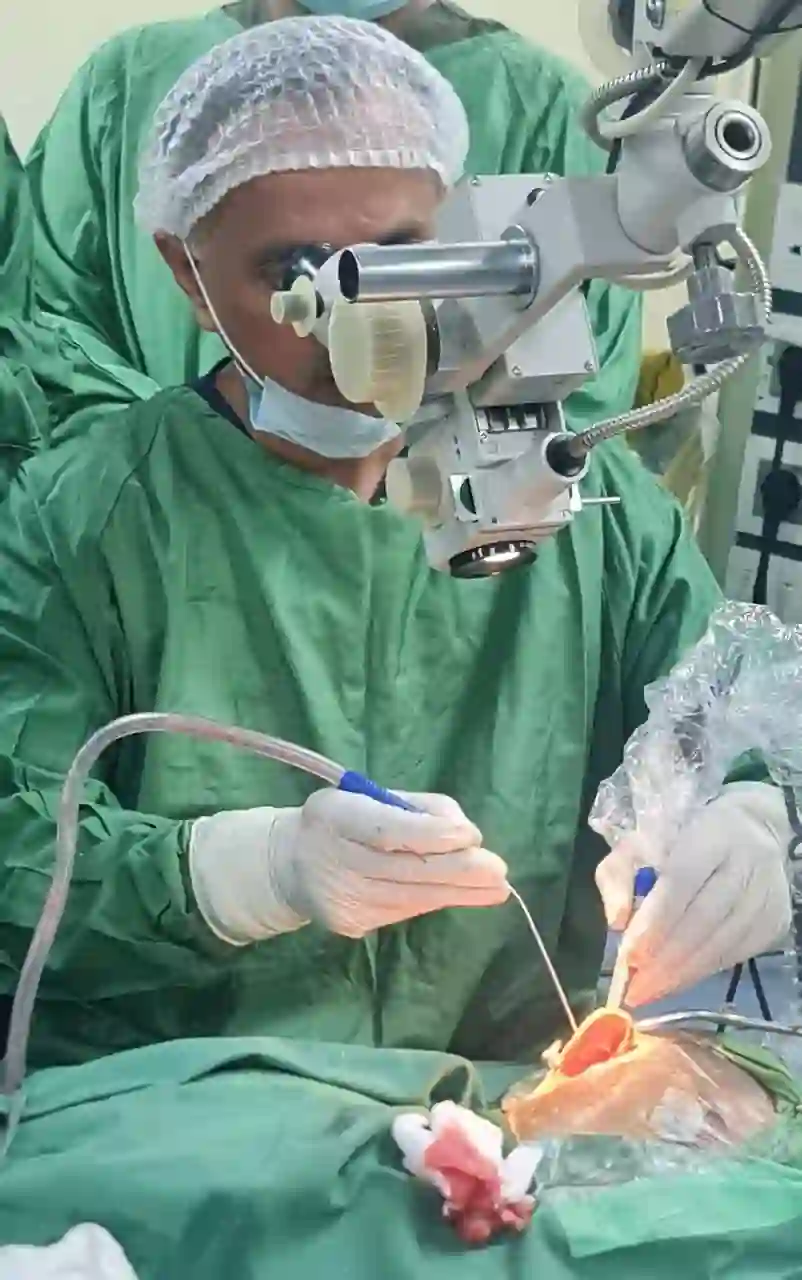 Mastoidectomy performed by Prof. Dr. Muhammad Irshad Malik