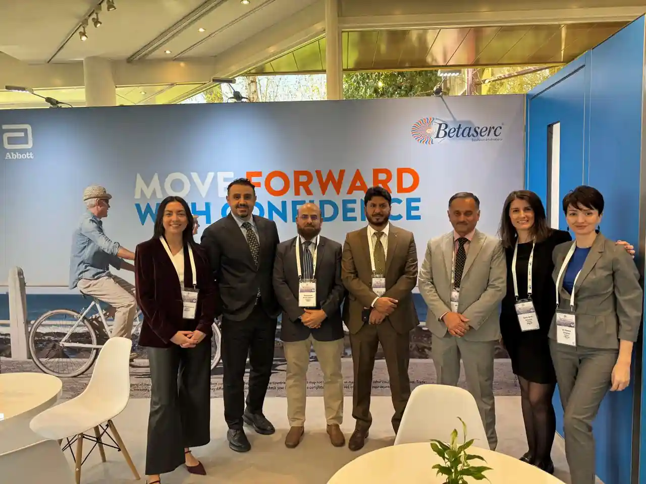 Prof. Dr. Muhammad Irshad Malik at an international medical conference with other physicians
